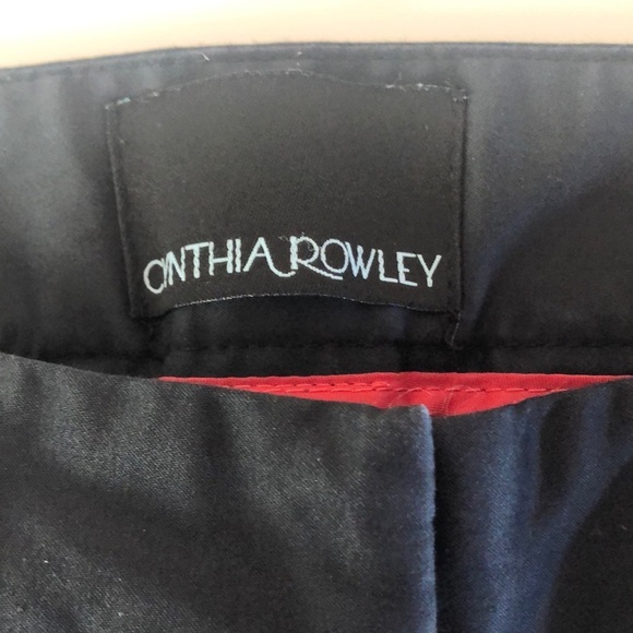 Cynthia Rowley Dots Zipper Ankle Pants 2 - Picture 4 of 9